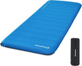 Self Inflating Insulated Camping Sleeping Pad Blue Y73158