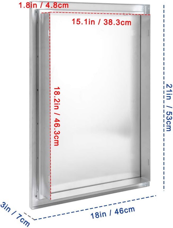 42 W X 21 H Stainless Steel Outdoor Kitchen Door U159703