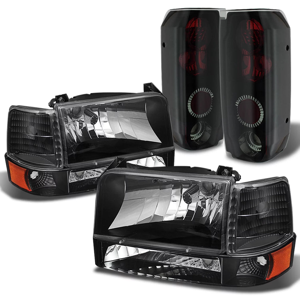 Black Headlights Lamps and Tail Lights H419696