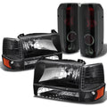 Black Headlights Lamps and Tail Lights H419696