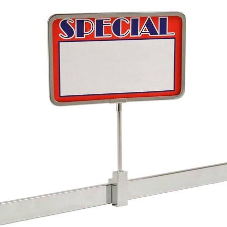 Rectangular Magnetic Sign Holder 7 inch x 11 inch 20 Pack L3163