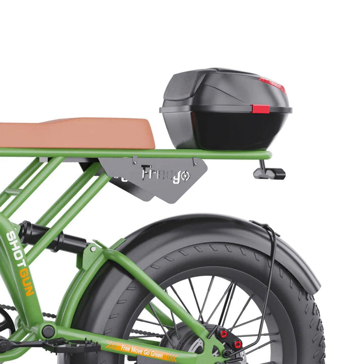 Black Electric Bike Rear Trunk J315