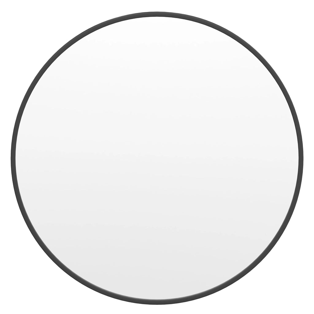 Black Modern Wall Mounted Mirror W609