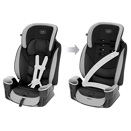 Harness Highback Booster Car Seat, Granite Gray, Polyester Q1135