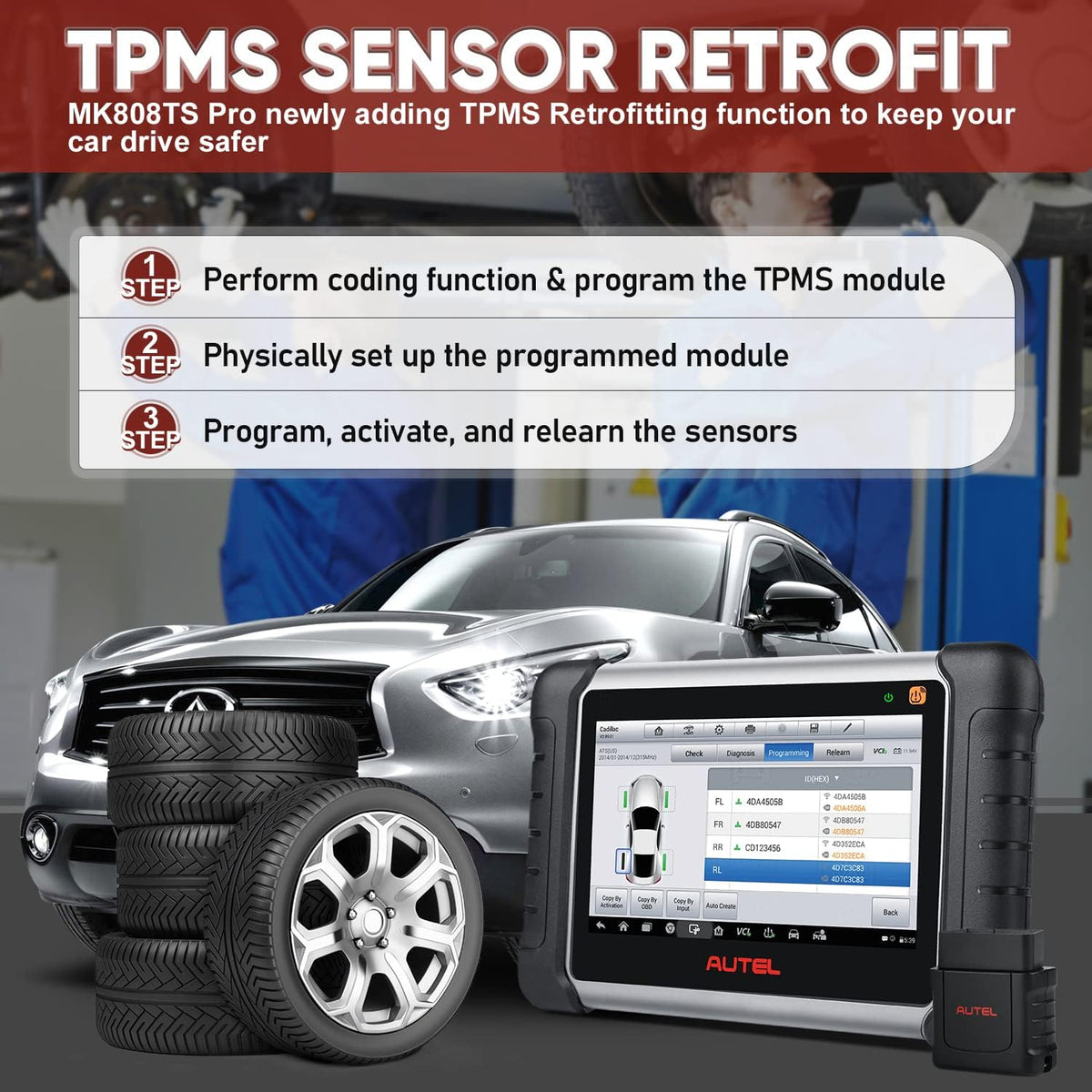 Diagnostic Scan Tool with 4 MX-Sensor R33066