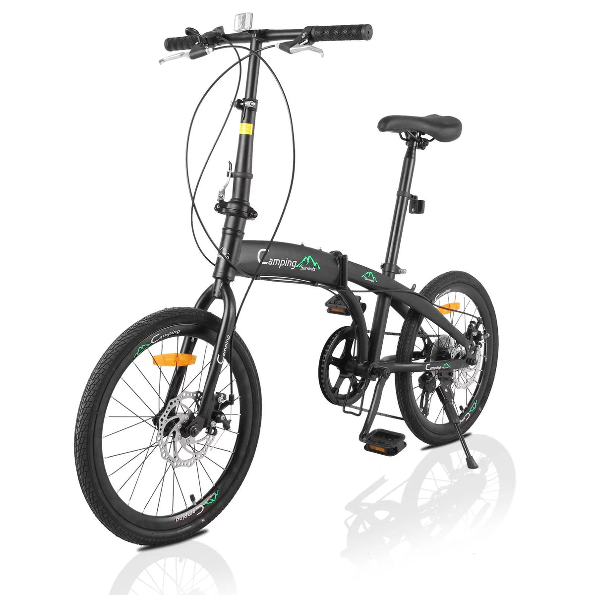 Black 7 Speed Folding Bike S26021