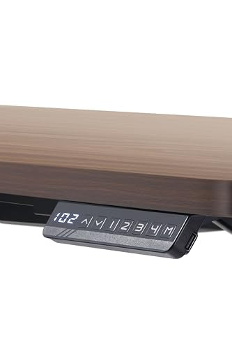 Black L Shaped Standing Desk Height Adjustable Dual Motor Electric Corner Desk W483