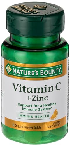 60 mg Vitamin C + Zinc Supplement Tablets F34764