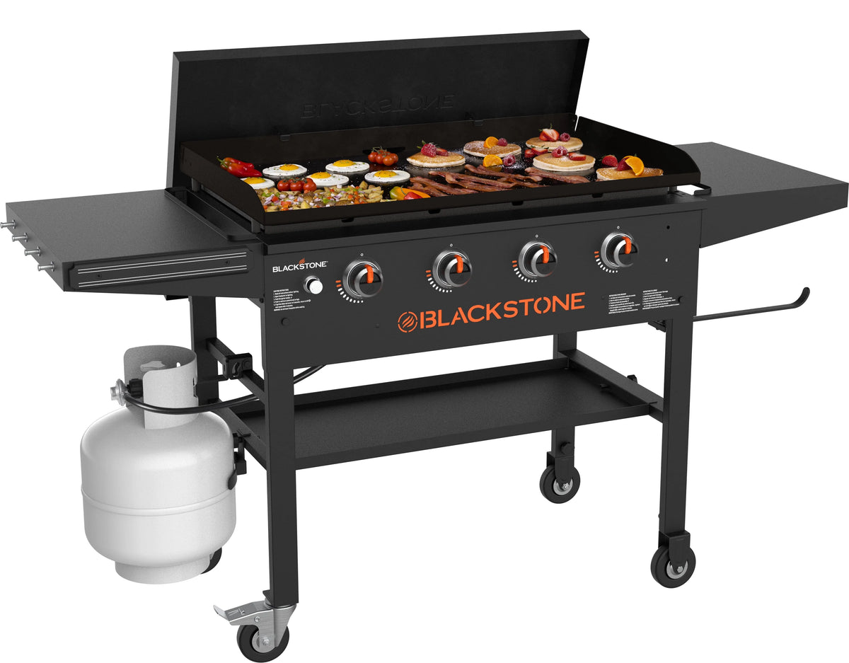 4-Burner Propane Griddle Cooking Station with Hard Cover X250210