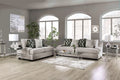 Light Gray Chenille Sofa and Loveseat N16020