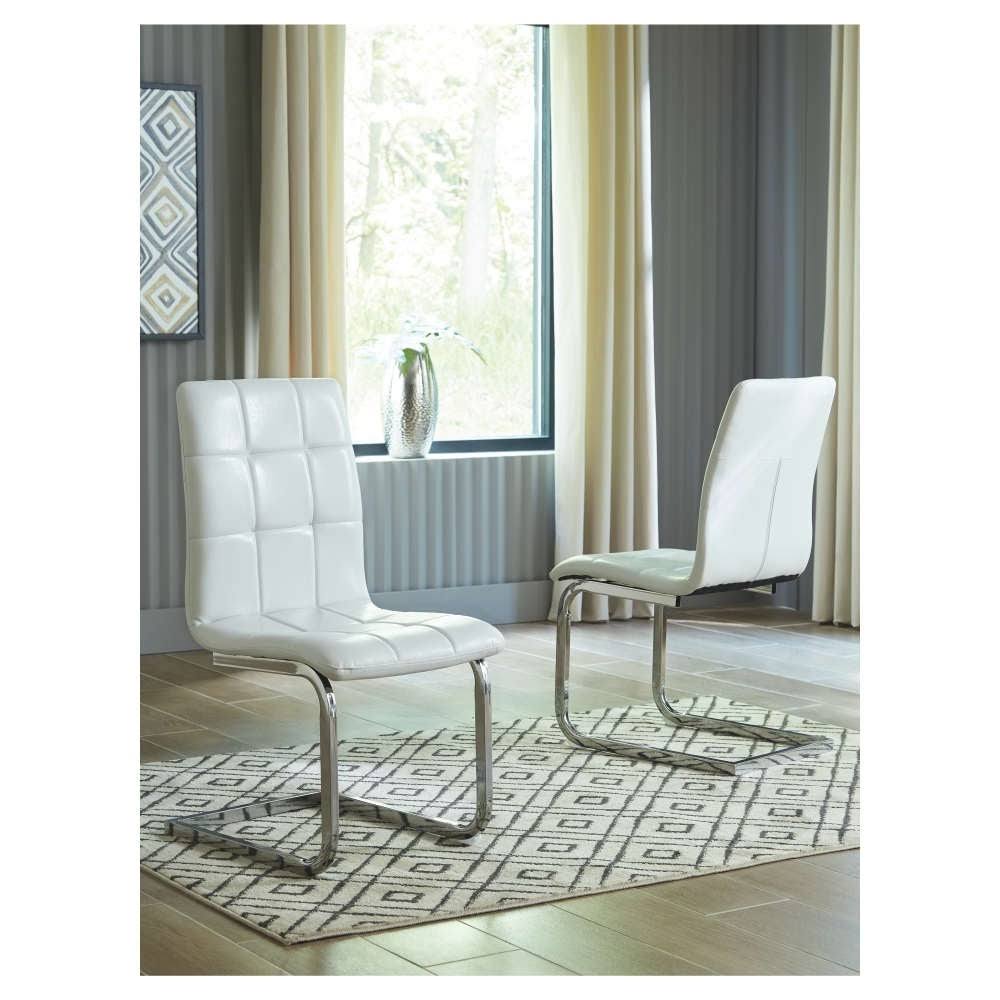 White Dining Uph Side Chair (4 Pack) O2491