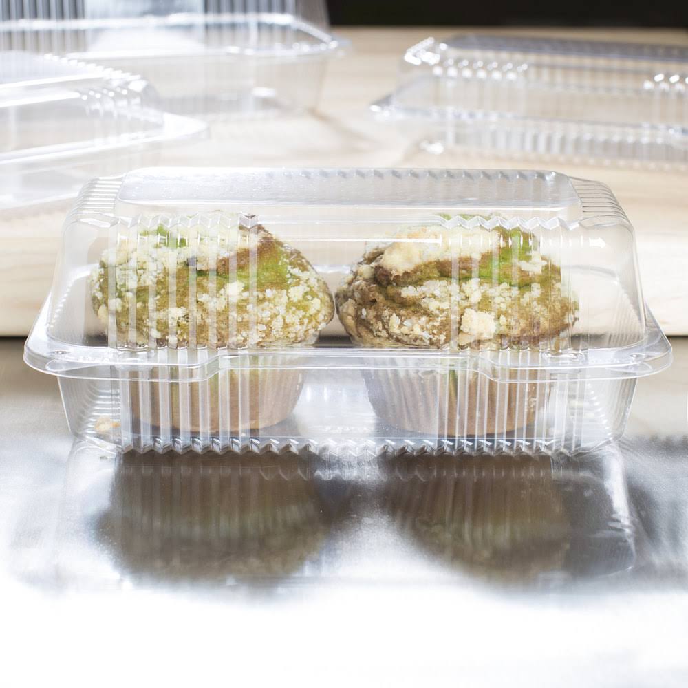 Clear Hinged Lid Containers, 250/Carton N30720