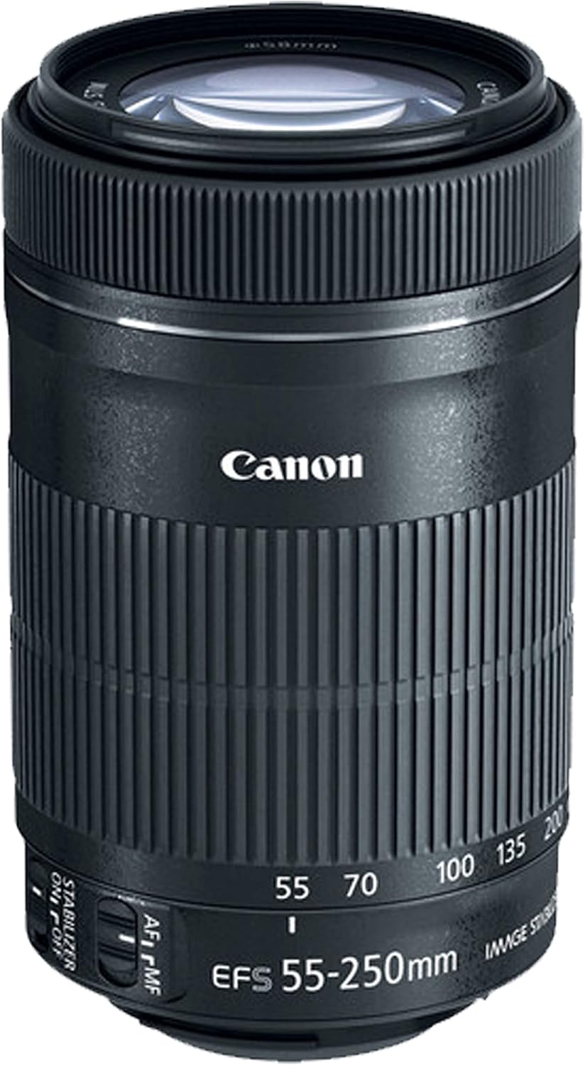 DSLR Camera with 18-55mm and 55-250mm and 420-800mm Lenses 64GB Memory Case Tripod Flash Remote 38pc Bundle E23049