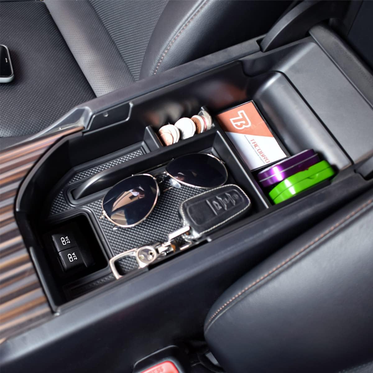 Black Center Console Organizer Insert Tray K8075