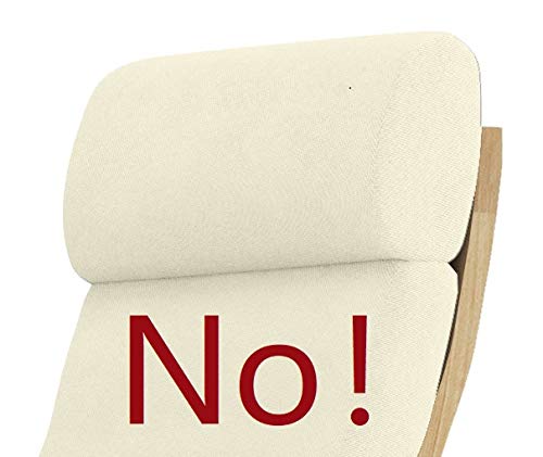 Polyester Flax Beige Poang Armchair Slipcover K39991