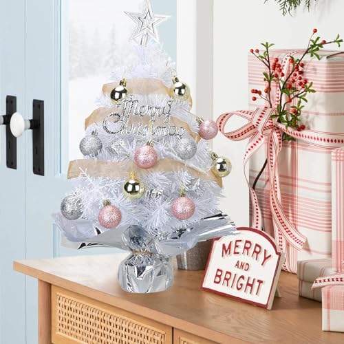 24 Inch Prelit Artificial Christmas Tree with 50 LED Lights J476