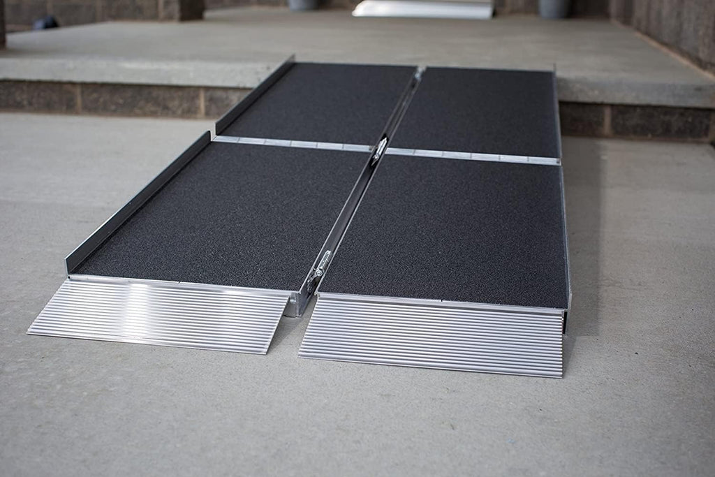 Suitcase Trifold Portable Ramp with Slip-Resistant Surface, 8 Foot Y2727