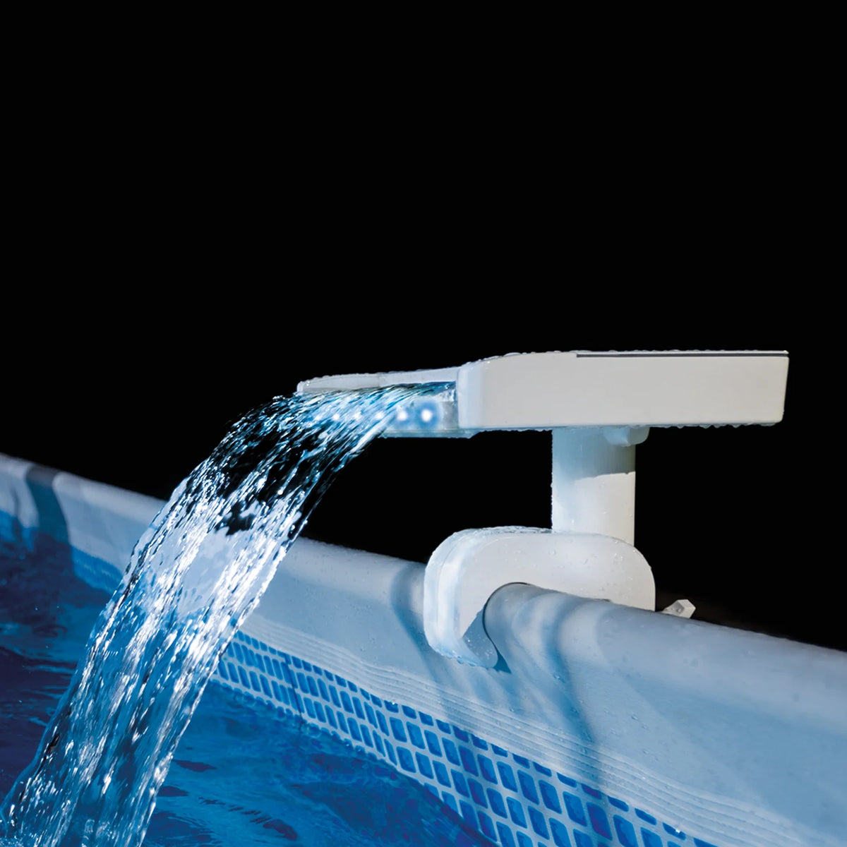 Multi-Color LED Waterfall Cascade for Above Ground Pool I36454