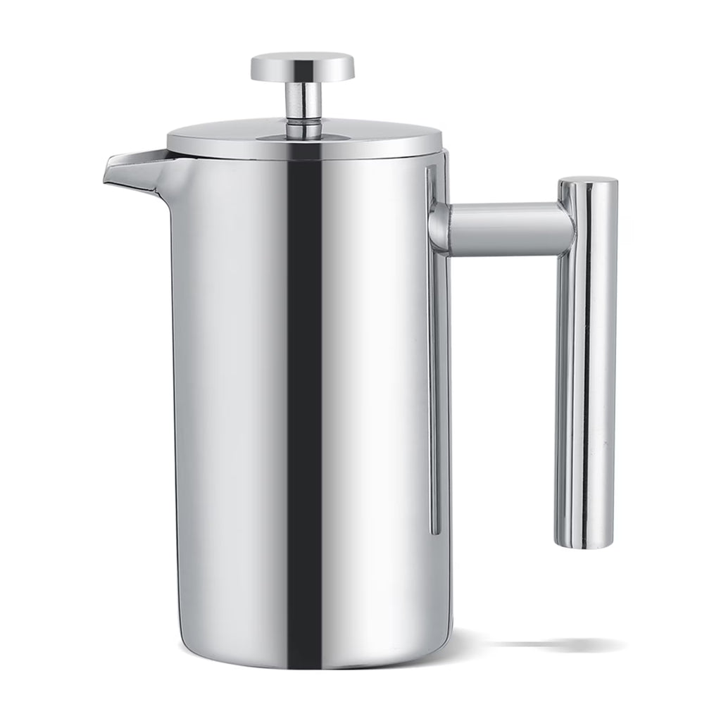 Cafetera de Acero Inoxidable de Doble Pared Prensa Francesa con Filtro (350 ml) I11600