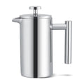 Cafetera de Acero Inoxidable de Doble Pared Prensa Francesa con Filtro (350 ml) I11600