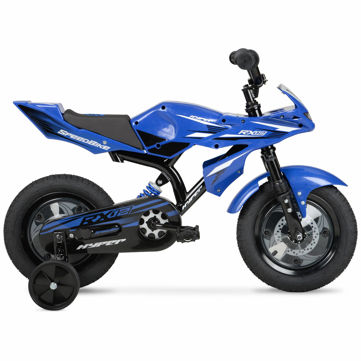 Blue 12 Boys Bike with Training Wheels K917433
