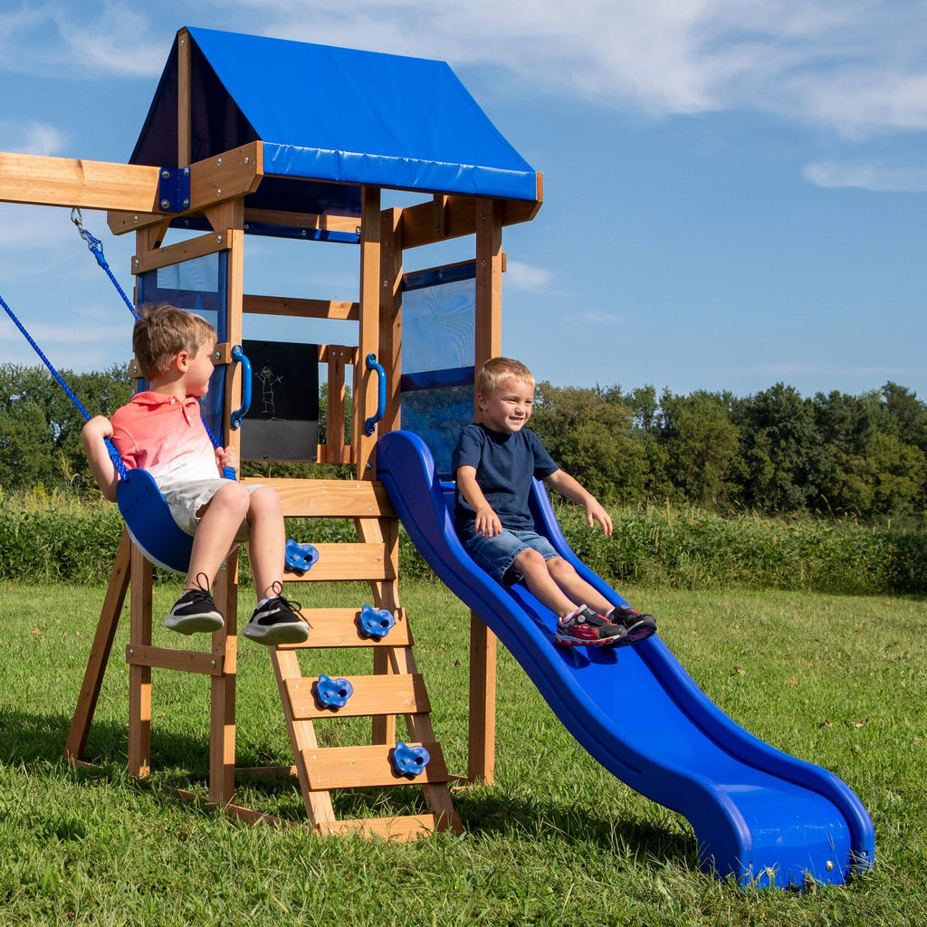 Wooden Cedar Swing Set I16900