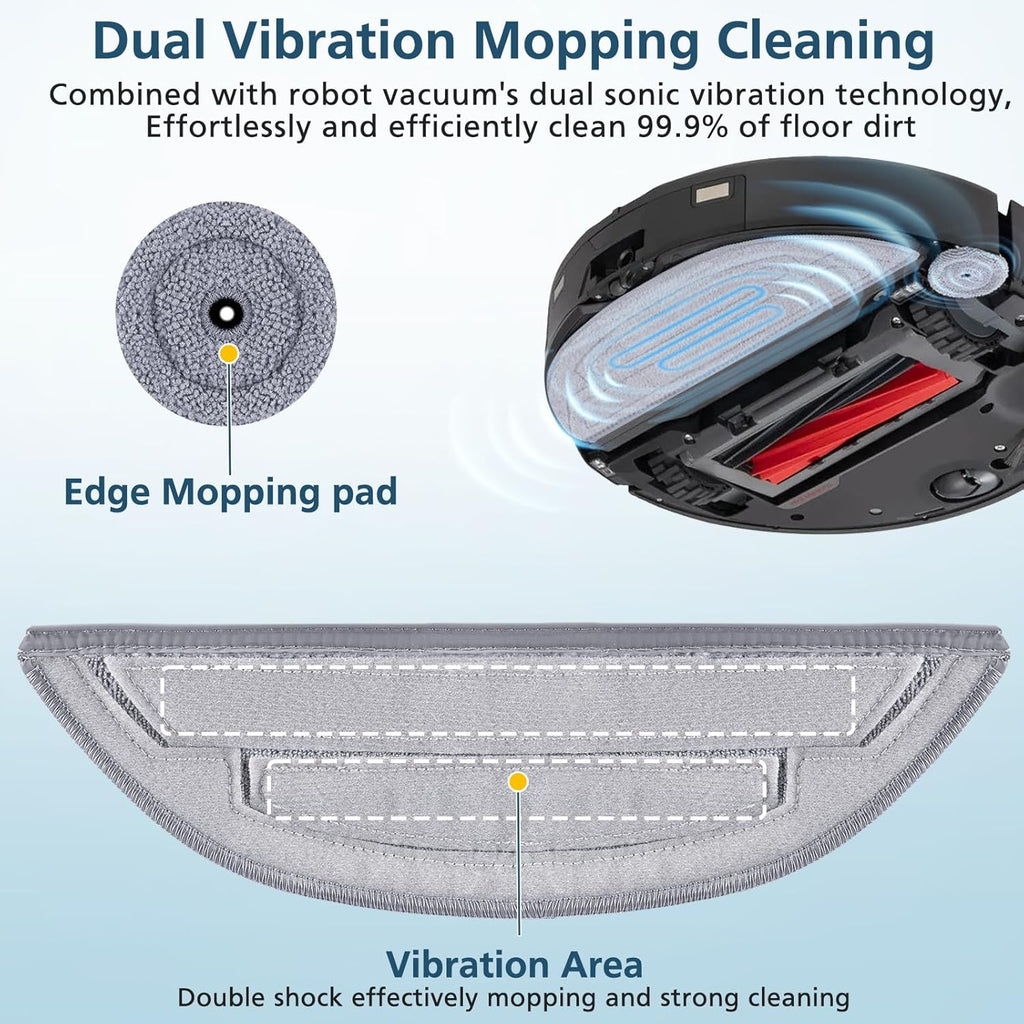 6 Pack Mop Pads for Robot Vacuum Cleaner J7471