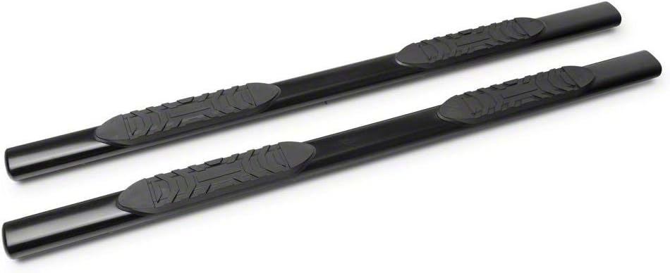 Black 5-Inch Oval Side Step Bars R872