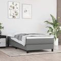 Pocket Spring Bed Dark Gray Twin XL Fabric H28535