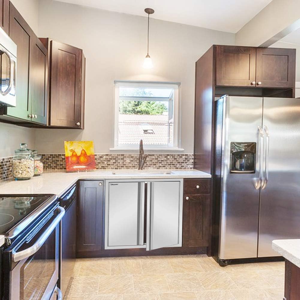 42 W X 21 H Stainless Steel Outdoor Kitchen Door U159703