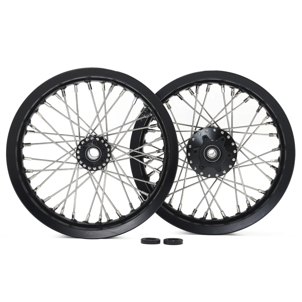 12"x2.15" Complete Wheels Rim Hubs for Electric Dirt Bike B4161