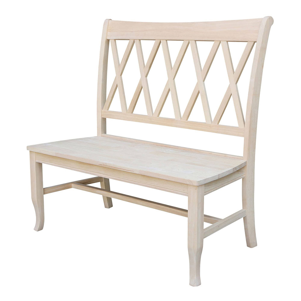 Double X-Back Bench C6151