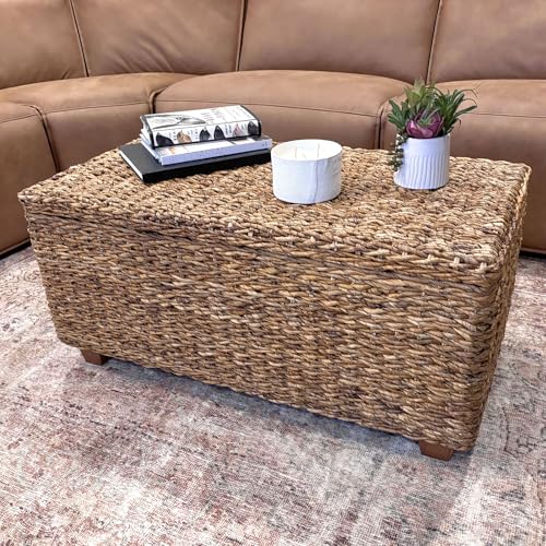 Woven Rattan Storage Coffee Table O2751