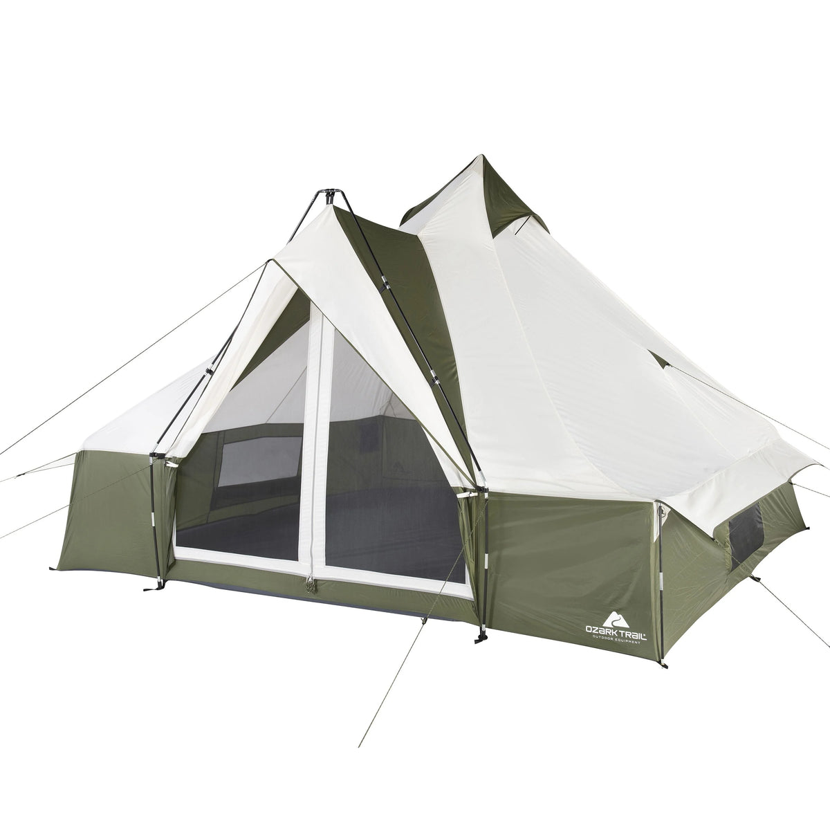 8 Person Camping Tent with Covered Entrance F6511