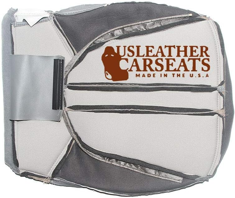 Gray Leather Driver Bottom Seat Cover M1180