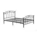 Black Twin Metal Bed F2270