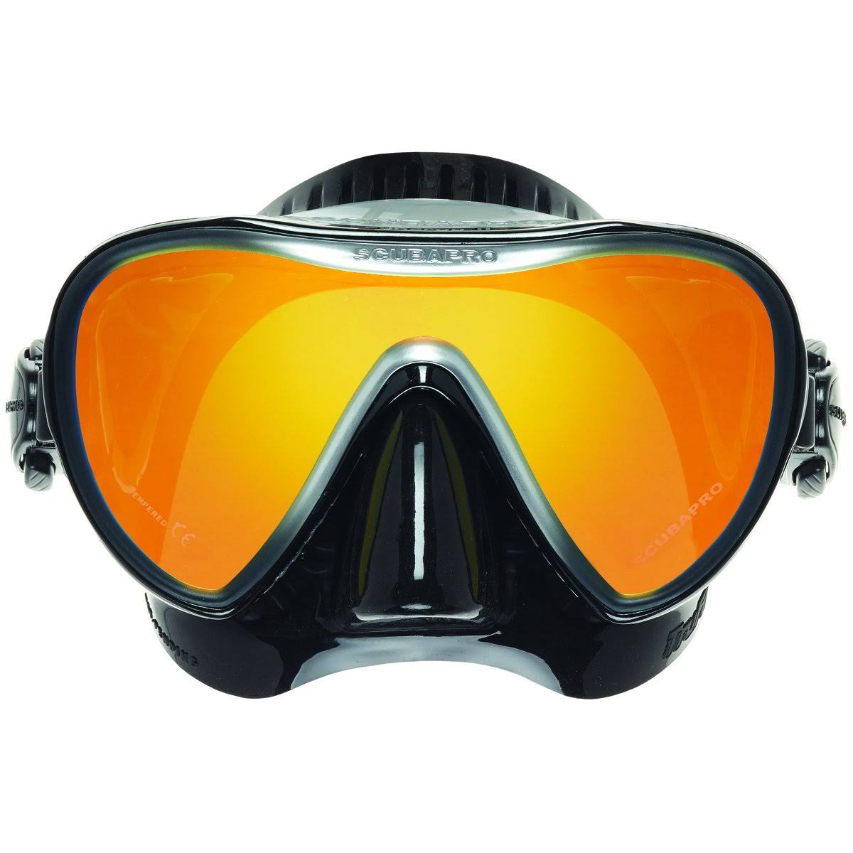 Black Silver Scuba Mask R319