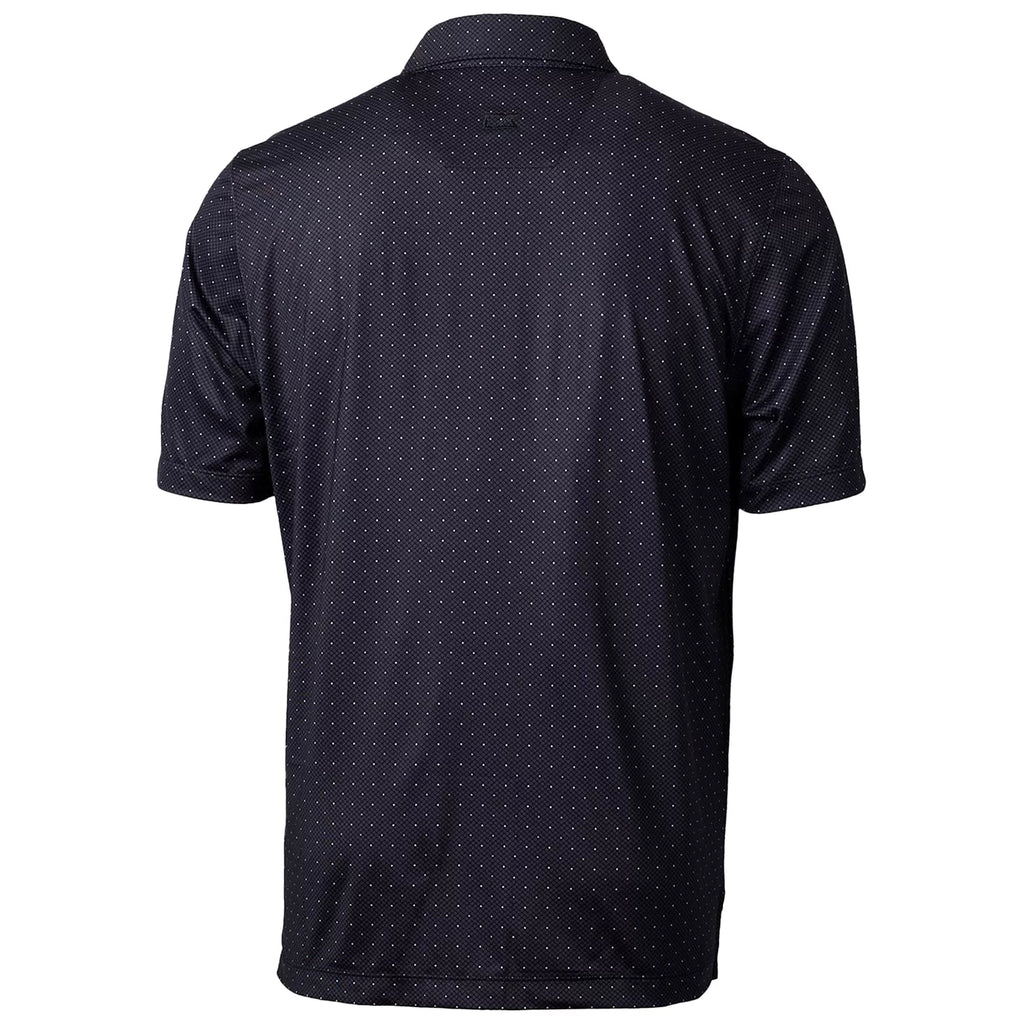 Men's Black Stretch Polo R313