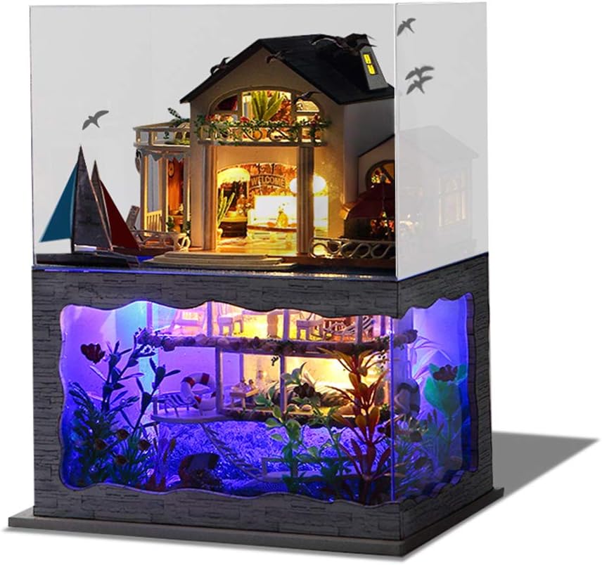 DIY Dollhouse Kit with Furniture, 1:24 Scale J63077