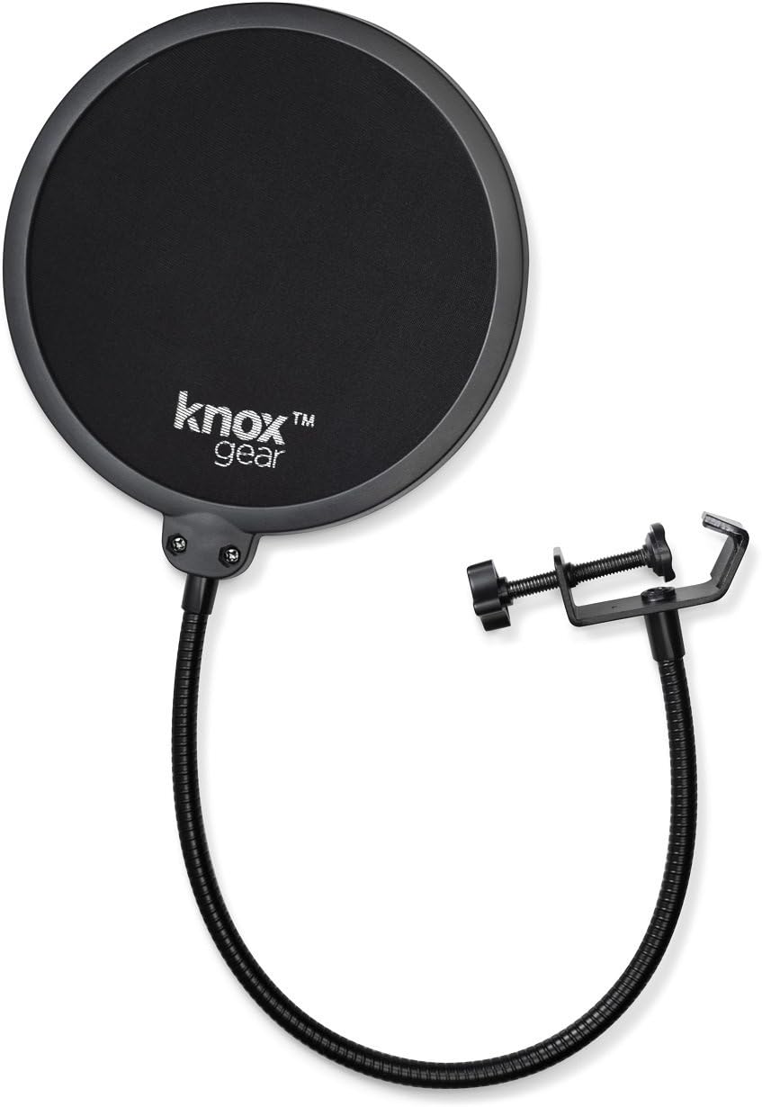 Condenser Microphone with Studio Stand, Pop Filter and XLR Cable M5689