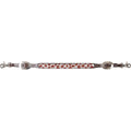 Brown Cheetah Beaded Wither Strap Q674