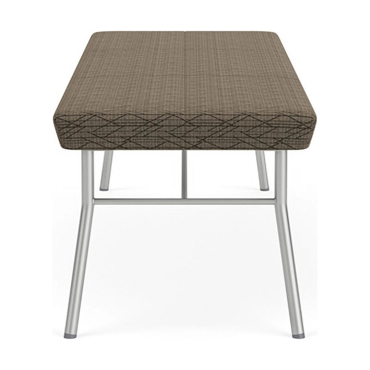 Brown 3-Seat Fabric Reception Bench C222