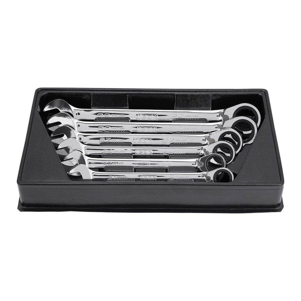 6-Piece Reversible Metric Ratcheting Combination Wrench Set Z6728