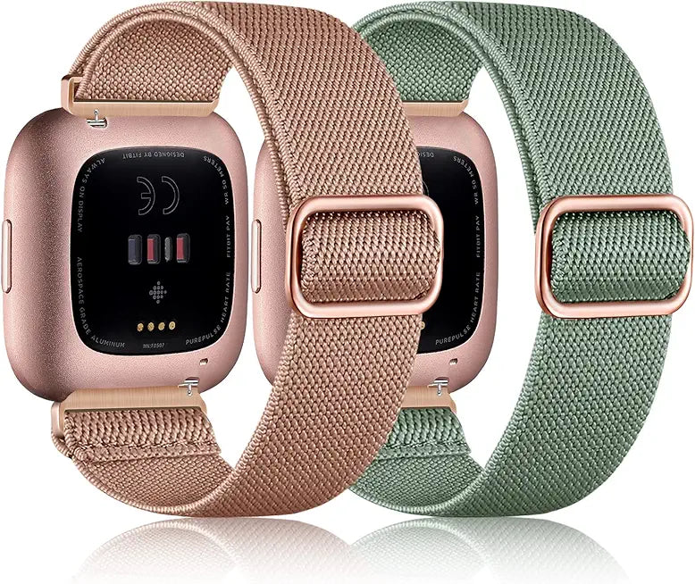 Braided Nylon Elastic Bands for Fitbit Versa U118