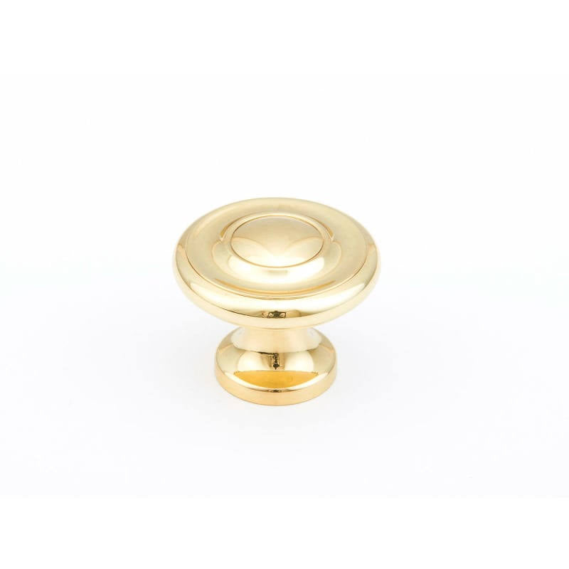 1-1/4 inch Polished Brass Mushroom Cabinet Knobs X3890