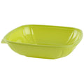 32 oz. Green Large Square Pet Plastic Bowl U503444