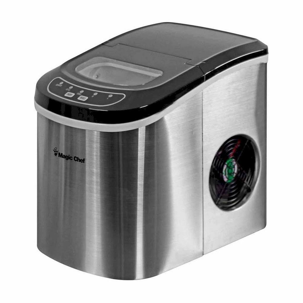 27 lb. Portable Countertop Ice Maker in Stainless Steel K932