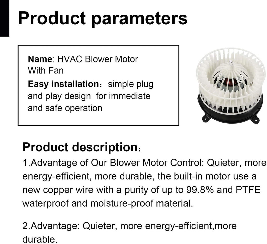 HVAC Blower Motor Fan Cage Assembly A348