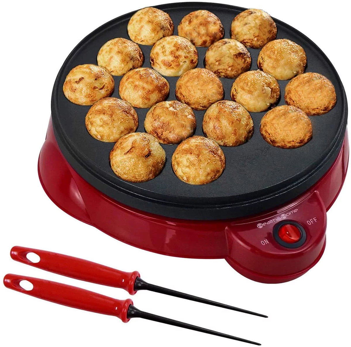Electric Takoyaki Maker with Cake Pans K3391
