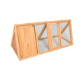 Wooden A-Frame Rabbit Hutch Chicken Coop I604828